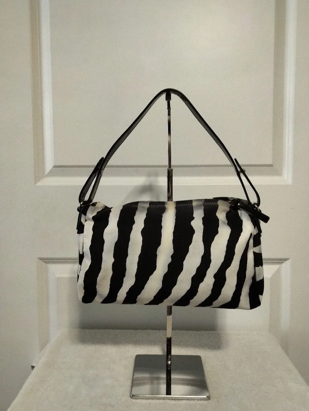 Kate Spade Black & White Animal Print Purse